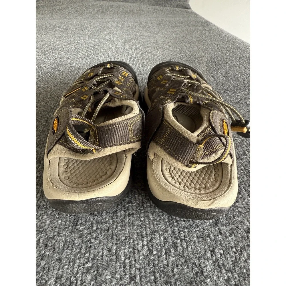 Keen Newport H2 Sandal Gray/Yellow/Tan Mens 8 Hiking Waterproof‎ #3-1